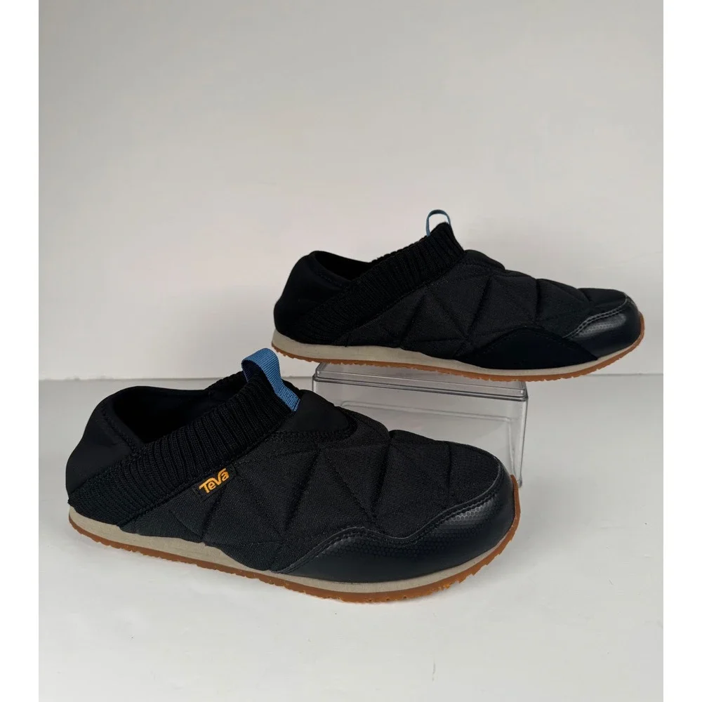 Teva ReEmber Ember‎ Moc Black Quilted Plaza Slip On Shoes 1125472 Mens 9 Casual